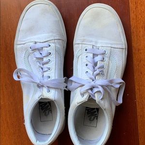 white old school vans